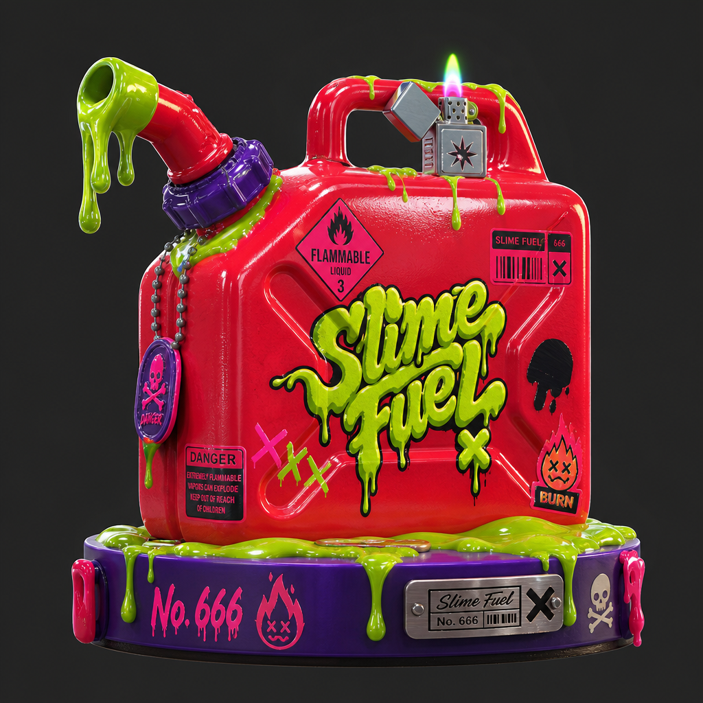 Slime Fuel gas can collectible