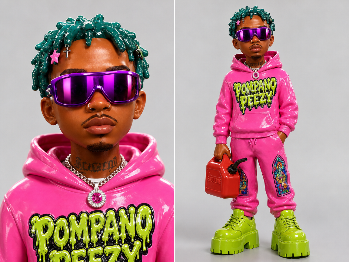 Pompano Peezy — Lil BXCH campaign